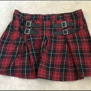 Sexy Hot Topic pleated micro mini skirt